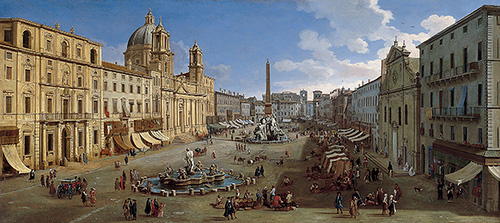Caspar van Wittel Piazza Navona, Rome by Caspar Van Wittel